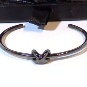 New Unisex MVMT Knot Cuff Bracelet, Black